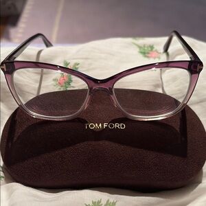 Tom Ford Purple Cat-Eye Glasses